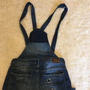 Zara denim overalls